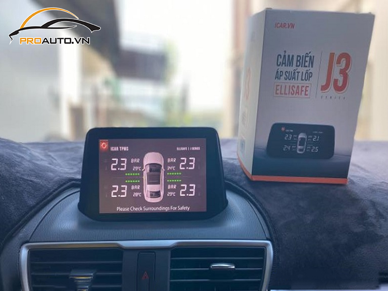 Lắp Cảm Biến Áp Suất Lốp Cho Xe Mazda CX-8