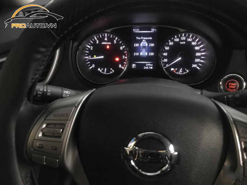 Lắp Cảm Biến Áp Suất Lốp Cho Xe Nissan Navara