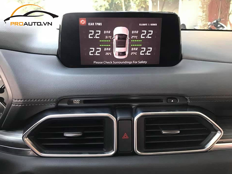 Lắp Cảm Biến Áp Suất Lốp Cho Xe Kia Optima