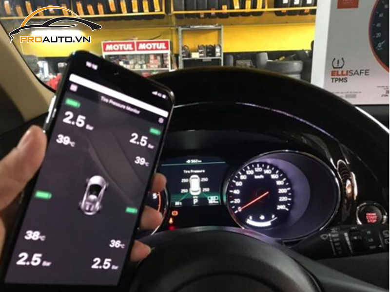 Lắp Cảm Biến Áp Suất Lốp Cho Xe Subaru Outback