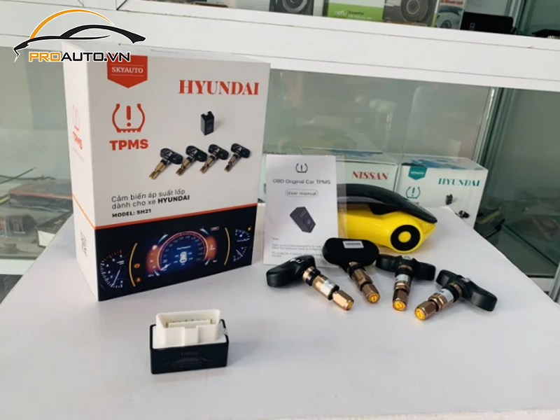 Lắp Cảm Biến Áp Suất Lốp Cho Xe Mitsubishi Outlander