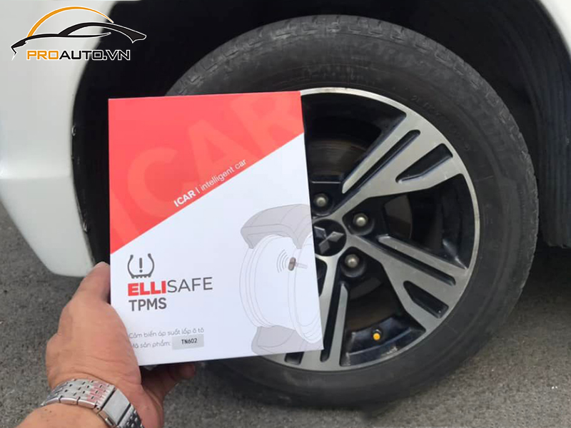 Lắp Cảm Biến Áp Suất Lốp Cho Xe Mitsubishi Outlander