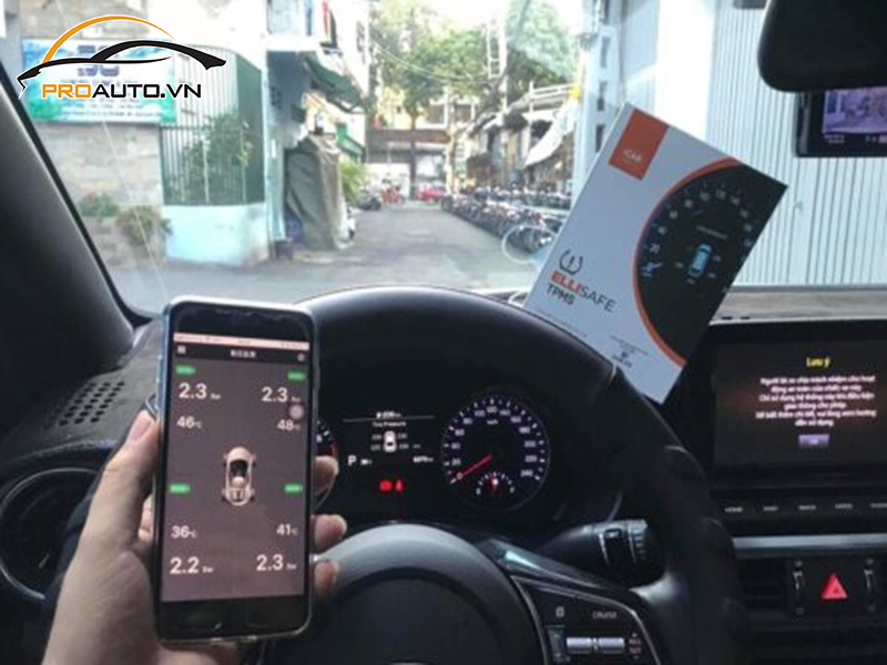 Lắp Cảm Biến Áp Suất Lốp Cho Xe Mitsubishi Pajero Sport