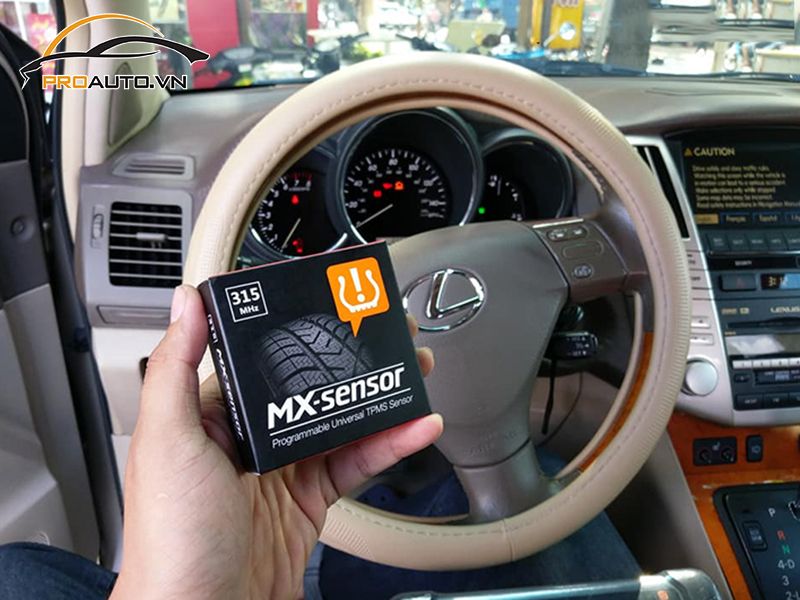 Lắp Cảm Biến Áp Suất Lốp Cho Xe Lexus RX 350