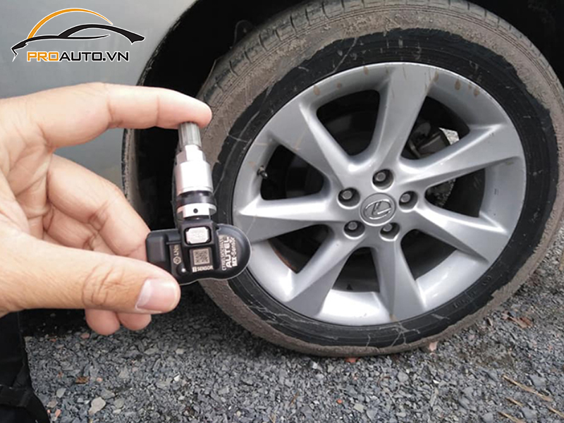 Lắp Cảm Biến Áp Suất Lốp Cho Xe Lexus RX 350
