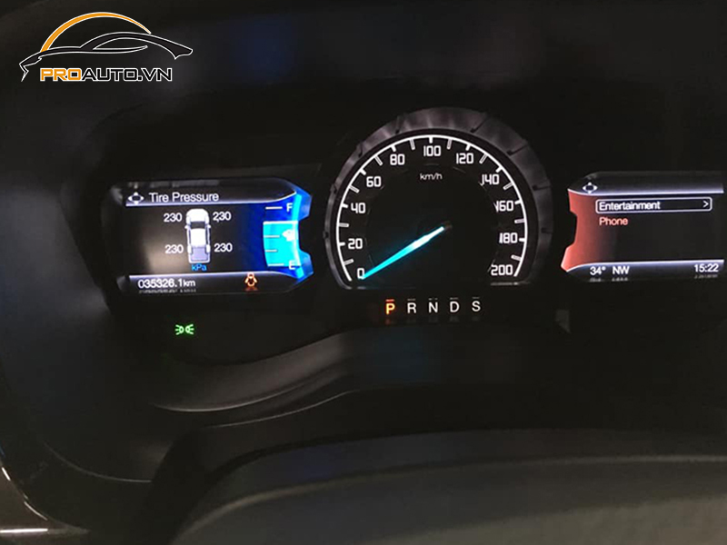 Lắp Cảm Biến Áp Suất Lốp Cho Xe Ford Ranger