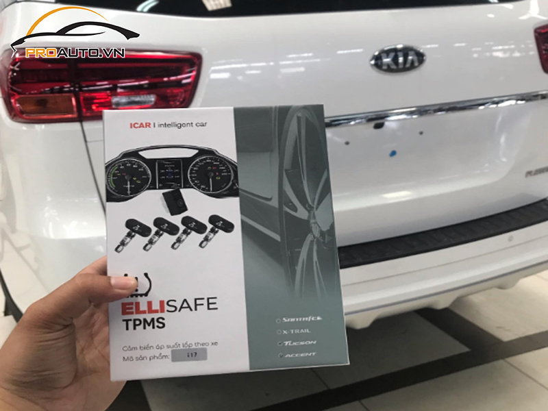 Lắp Cảm Biến Áp Suất Lốp Cho Xe Kia Rondo - Ảnh 5