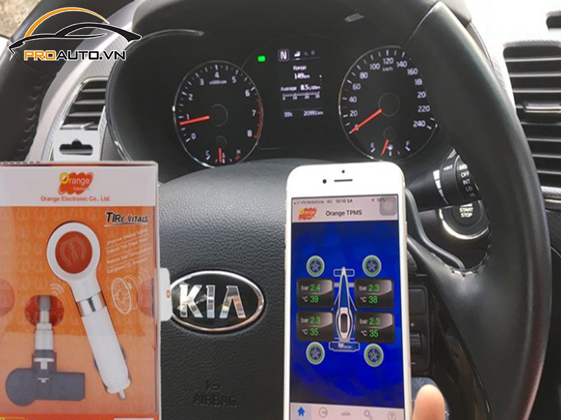 Lắp Cảm Biến Áp Suất Lốp Cho Xe Kia Rondo - Ảnh 6