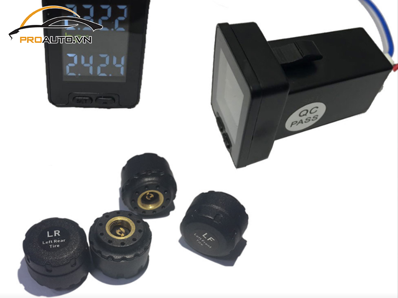 Lắp cảm biến áp suất lốp cho xe Toyota Rush