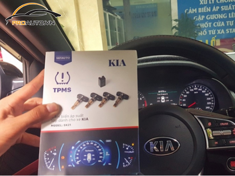 Lắp Cảm Biến Áp Suất Lốp Cho Xe Kia Seltos - Ảnh 2
