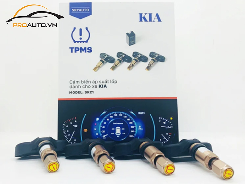 Lắp Cảm Biến Áp Suất Lốp Cho Xe Kia Seltos