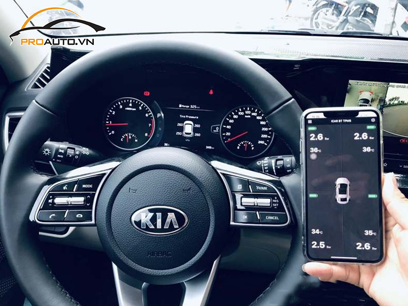 Lắp Cảm Biến Áp Suất Lốp Cho Xe Kia Seltos - Ảnh 4