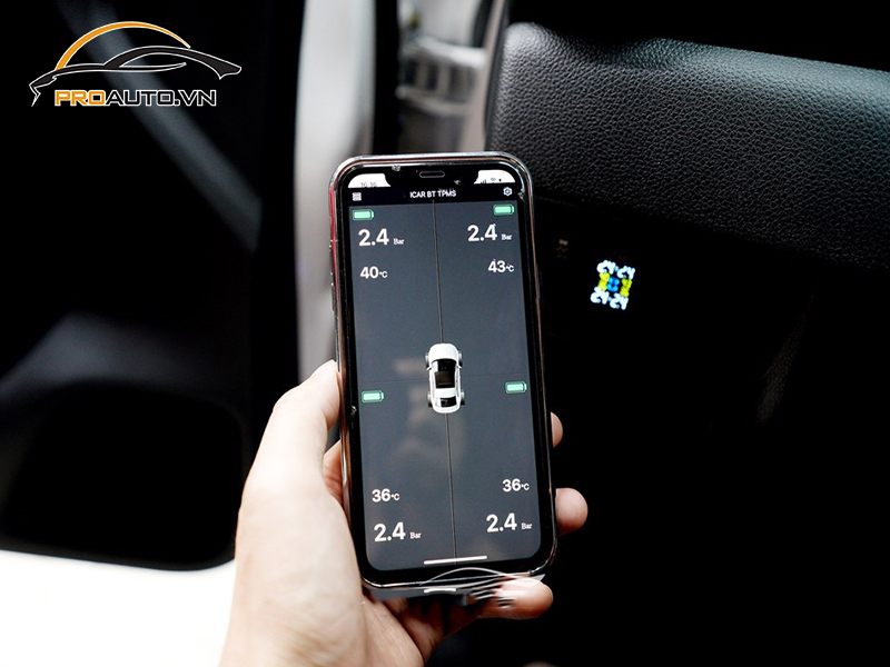 Lắp Cảm Biến Áp Suất Lốp Cho Xe BMW Series 7