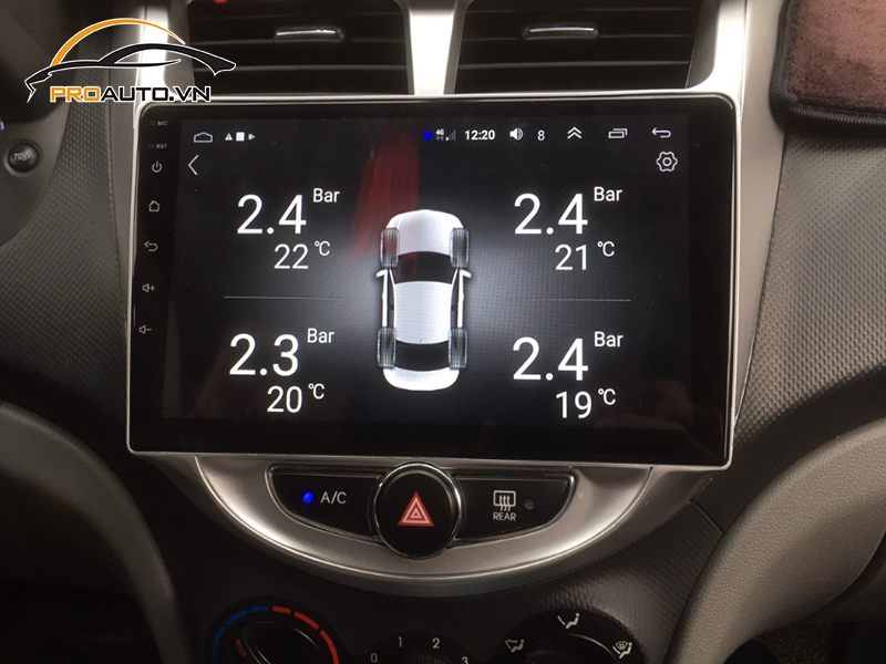 Lắp Cảm Biến Áp Suất Lốp Cho Xe Kia Soluto