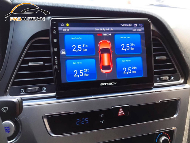 Lắp Cảm Biến Áp Suất Lốp Cho Xe Hyundai Sonata - Ảnh 6