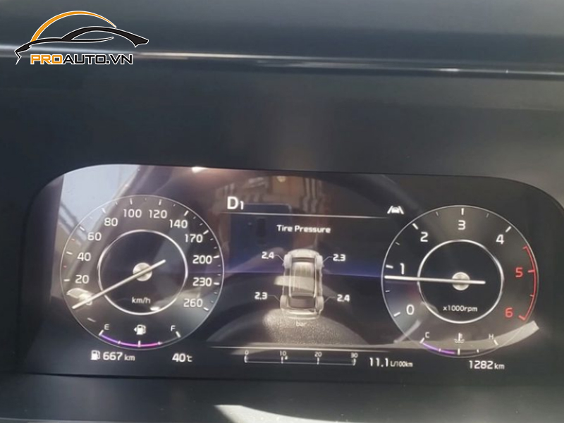 Lắp Cảm Biến Áp Suất Lốp Cho Xe Kia Sorento