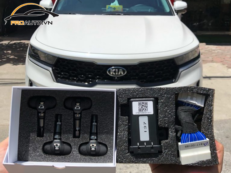 Lắp Cảm Biến Áp Suất Lốp Cho Xe Kia Sorento