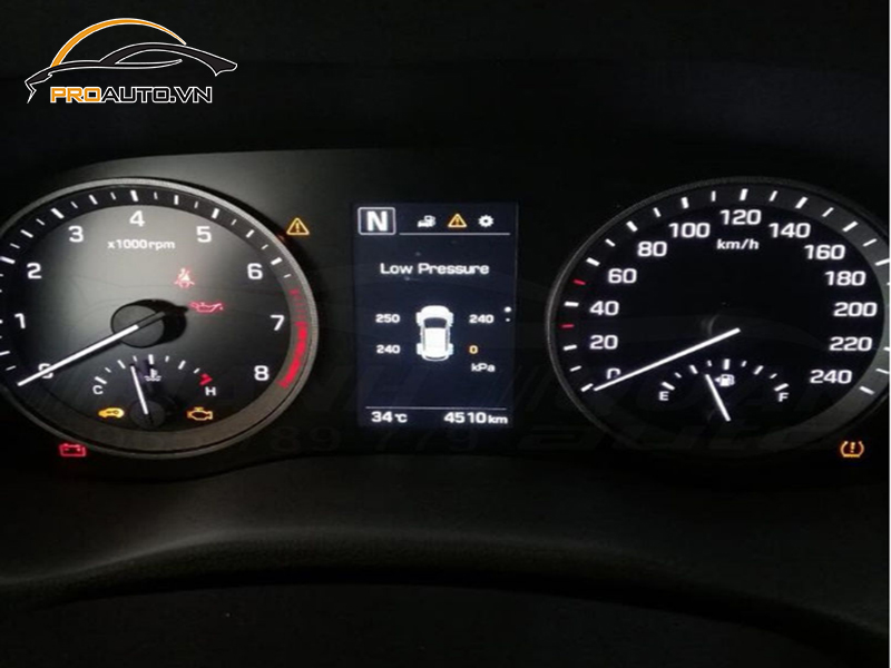 Lắp Cảm Biến Áp Suất Lốp Cho Xe Chevrolet Spark