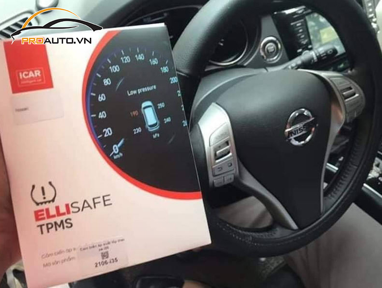 Lắp Cảm Biến Áp Suất Lốp Cho Xe Nissan Teana