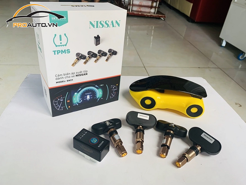 Lắp Cảm Biến Áp Suất Lốp Cho Xe Nissan Terra
