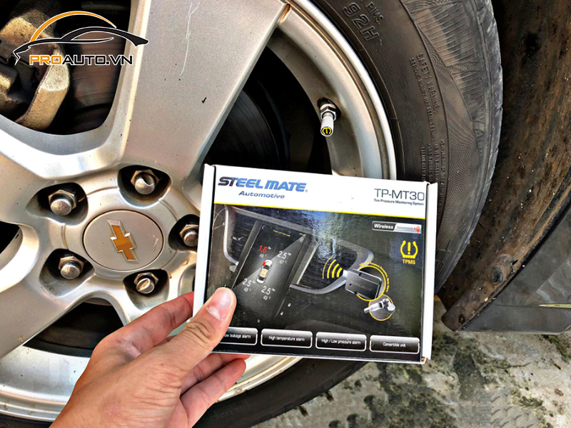 Lắp Cảm Biến Áp Suất Lốp Cho Xe Chevrolet Trailblazer