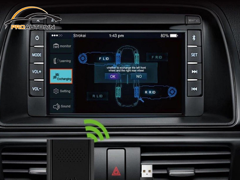 Lắp Cảm Biến Áp Suất Lốp Cho Xe Peugeot Traveller