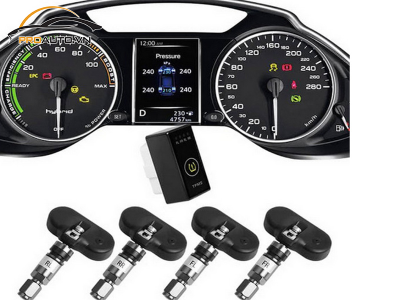 Lắp cảm biến áp suất lốp cho xe Hyundai Tucson