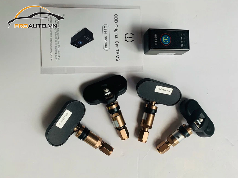 Lắp Cảm Biến Áp Suất Lốp Cho Xe Nissan Urvan