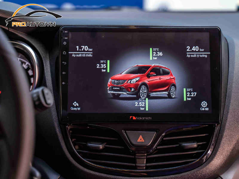 Lắp Cảm Biến Áp Suất Lốp Cho Xe Nissan Urvan