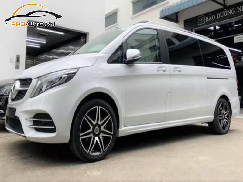 Lắp Cảm Biến Áp Suất Lốp Cho Xe Mercedes Benz V250
