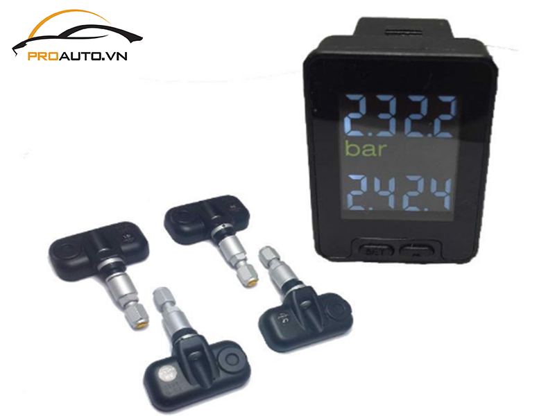 Lắp cảm biến áp suất lốp cho xe Toyota Wigo
