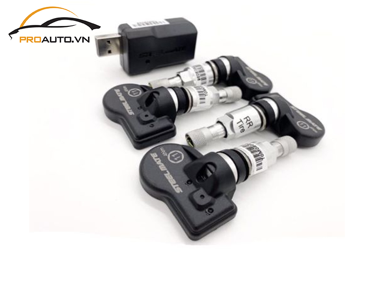 Lắp cảm biến áp suất lốp cho xe Toyota Wigo