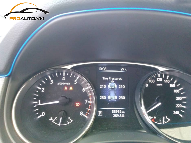 Lắp Cảm Biến Áp Suất Lốp Cho Xe Nissan X-Trail