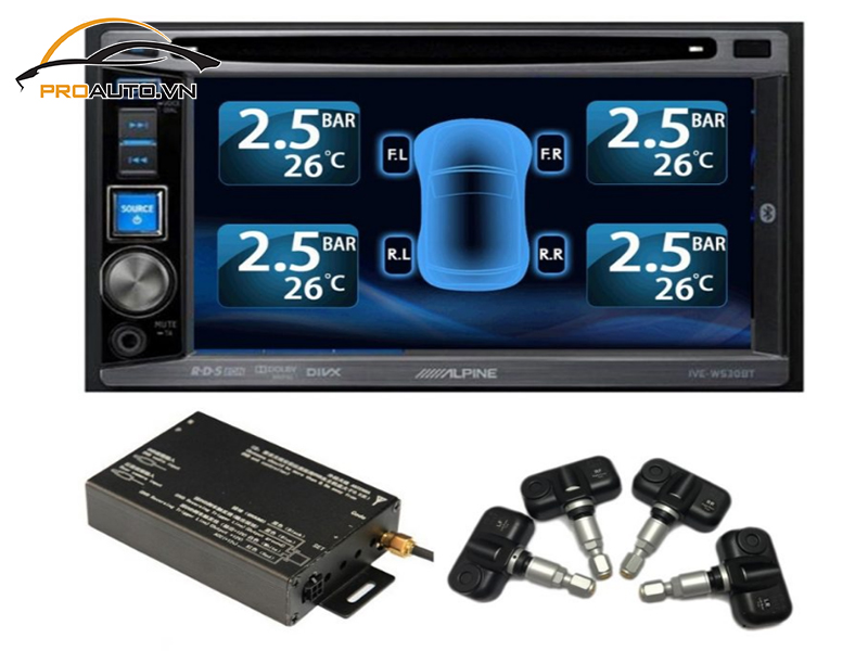 Lắp Cảm Biến Áp Suất Lốp Cho Xe Jaguar XE