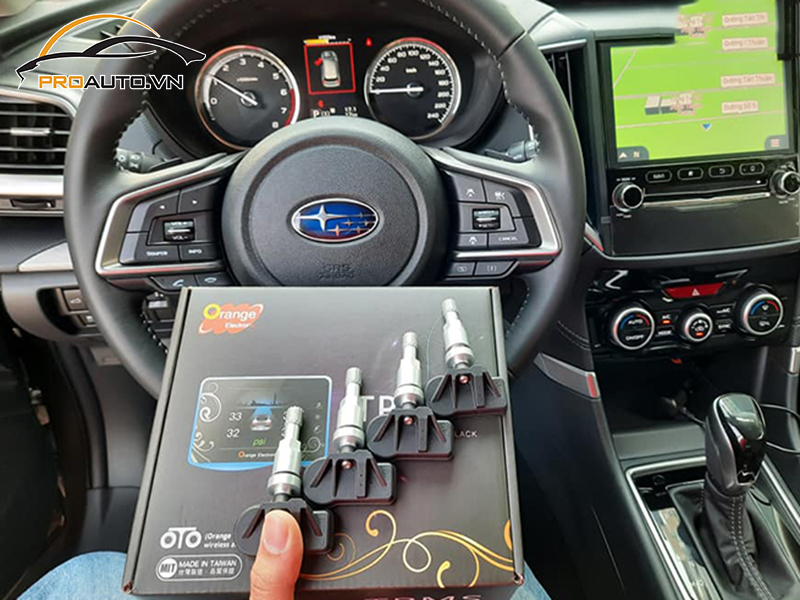 Lắp Cảm Biến Áp Suất Lốp Cho Xe Subaru XV