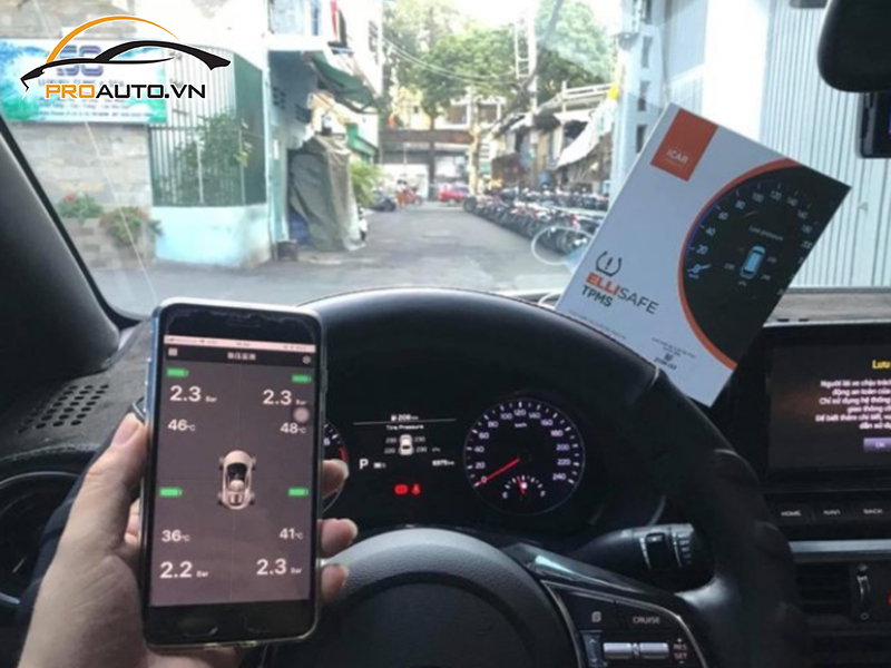 Lắp Cảm Biến Áp Suất Lốp Cho Xe Subaru XV