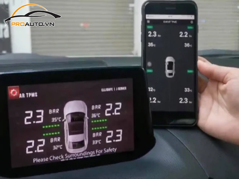 Lắp Cảm Biến Áp Suất Lốp Cho Xe Mitsubishi Xpander