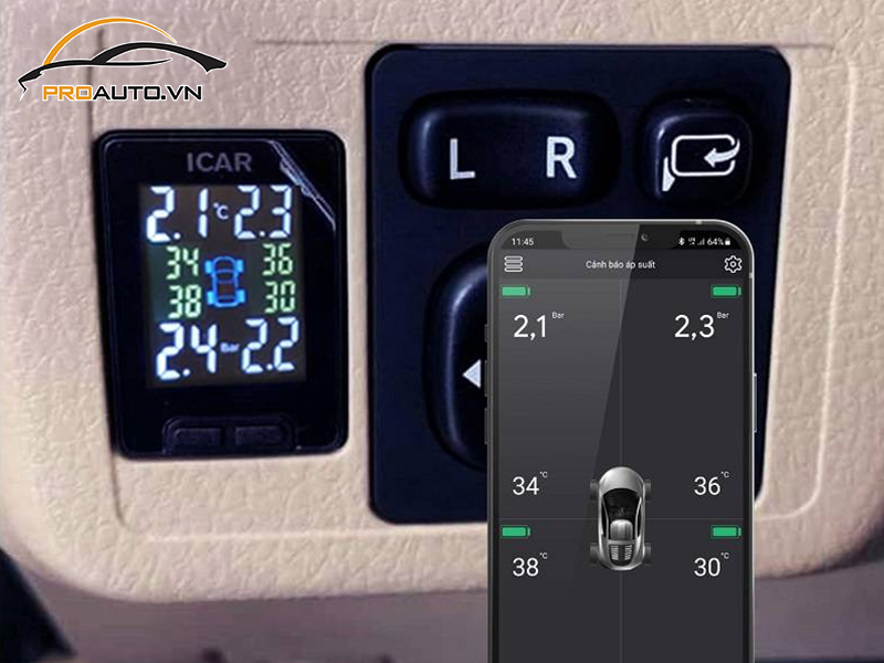 Lắp Cảm Biến Áp Suất Lốp Cho Xe Mitsubishi Xpander