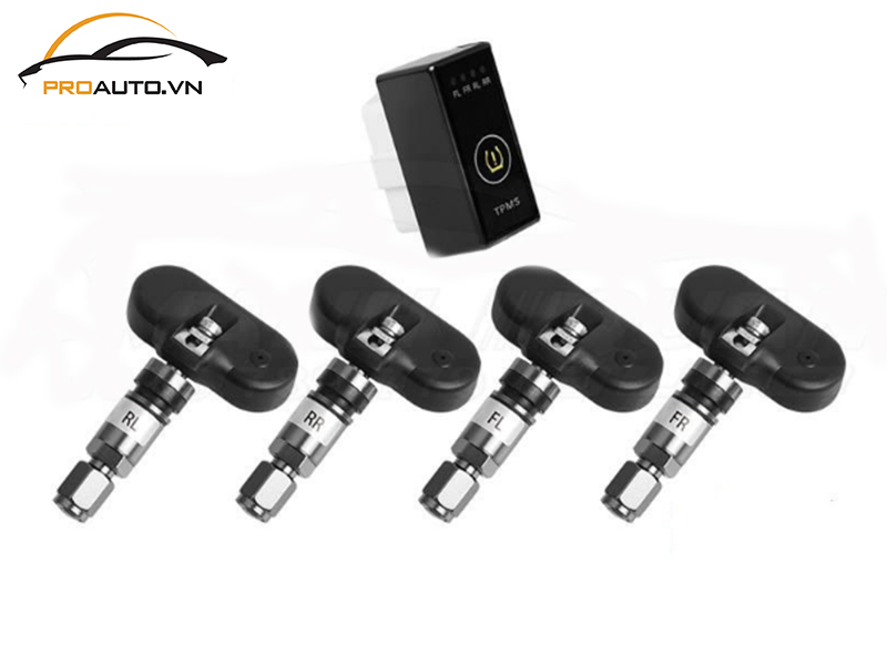 Lắp cảm biến áp suất lốp cho xe Toyota Yaris