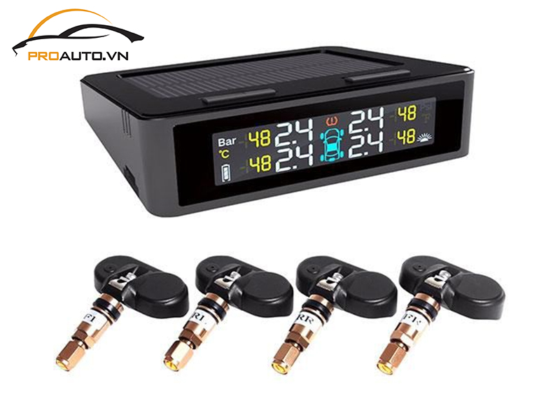 Lắp cảm biến áp suất lốp cho xe Toyota Yaris