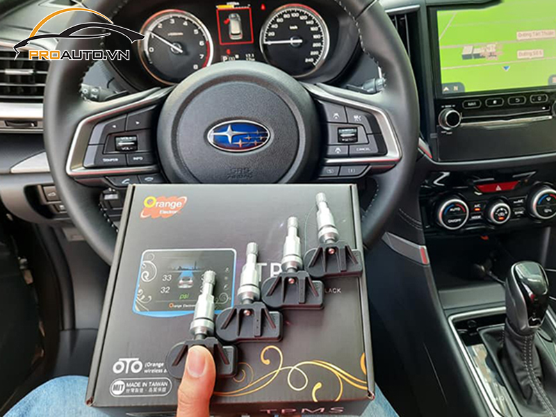 Lắp Cảm Biến Áp Suất Lốp Cho Xe Subaru Legacy