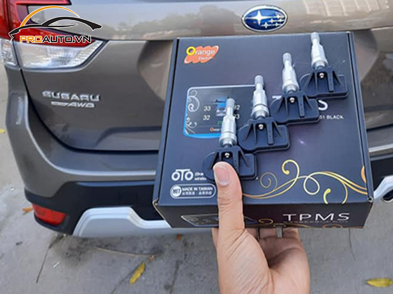 Lắp Cảm Biến Áp Suất Lốp Cho Xe Subaru Legacy