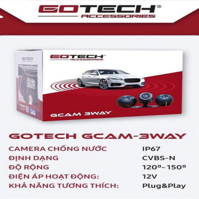 Camera 3 mắt ô tô Gotech GCam - 3Way