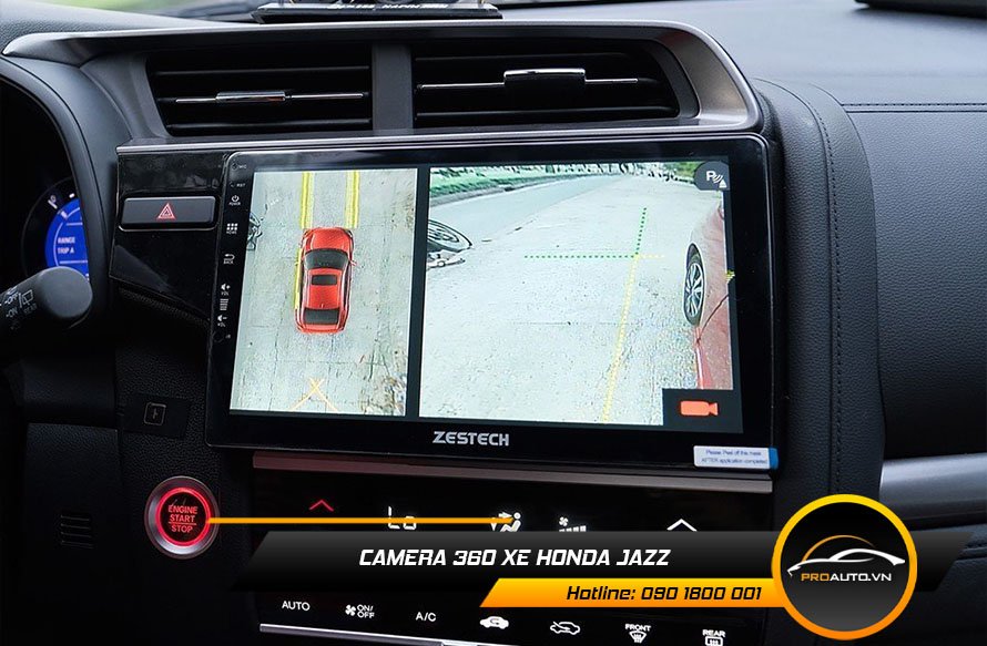 Camera 360 xe Honda Jazz