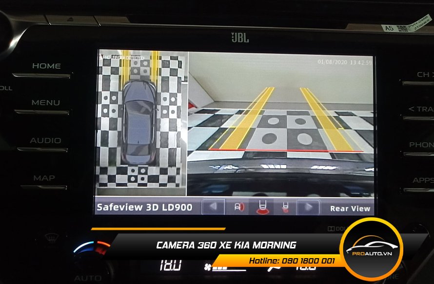 Camera 360 xe Kia Morning