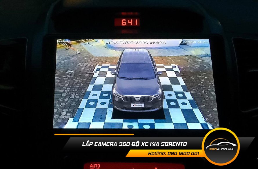 Camera 360 xe Kia Sorento