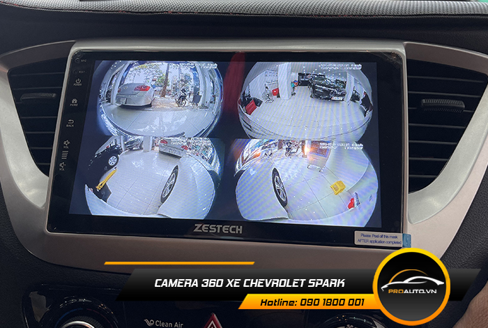 camera 360 xe Chevrolet Spark