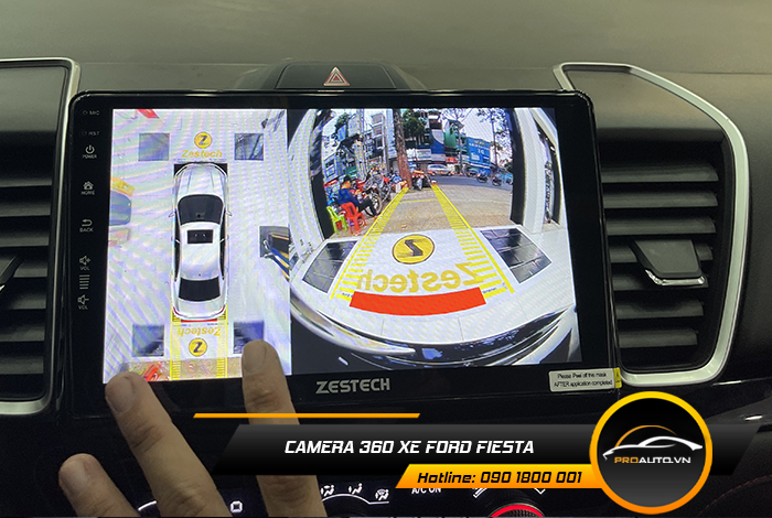 camera 360 xe ford fiesta