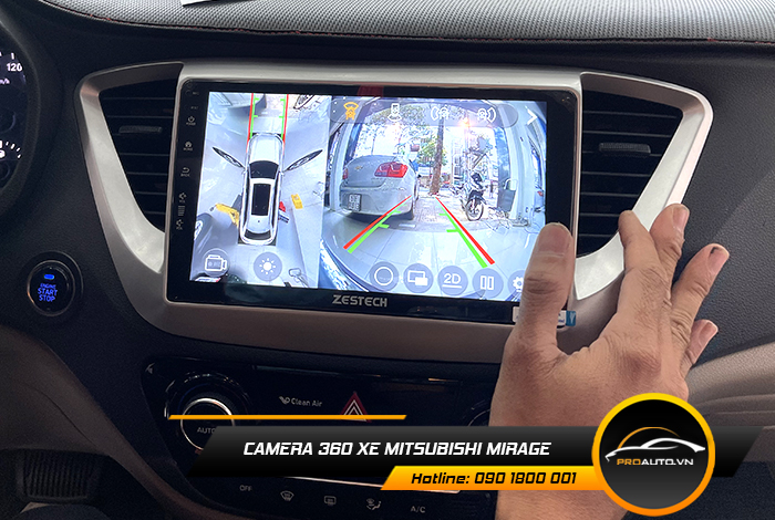 camera 360 xe mitsubishi Mirage