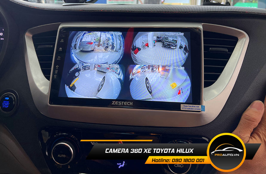 Camera 360 xe Toyota Hilux